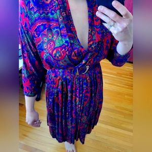 Vintage dress w. Belt 10/10 condition